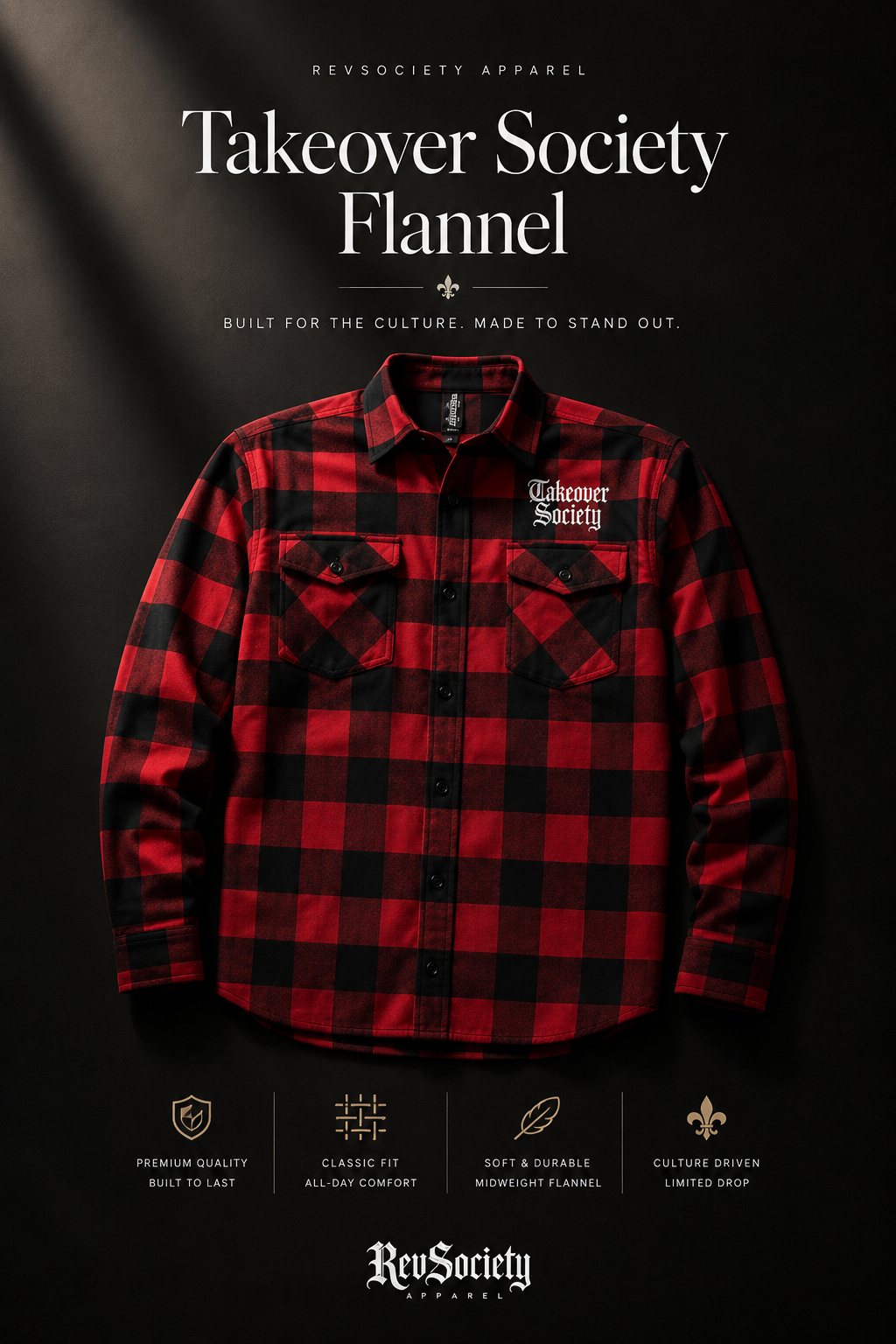 Takover Society Flannel
