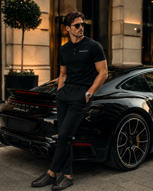 RevSociety Black Label Short Sleeve Henley